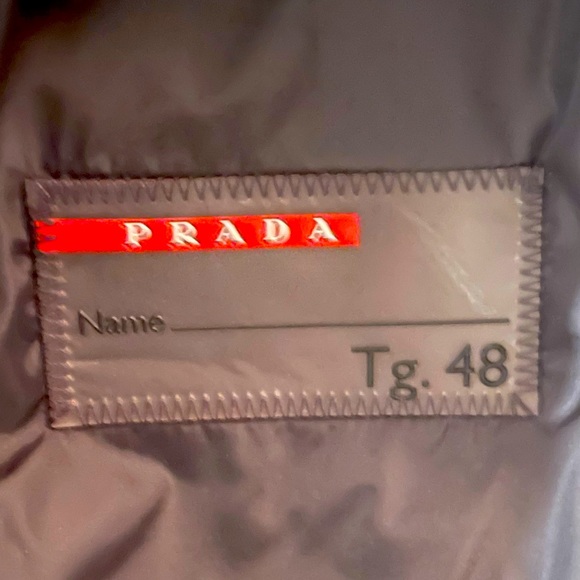 PRADA Down filled JACKET  Nylon , 100% down filled size small****missing hood - Picture 1 of 10
